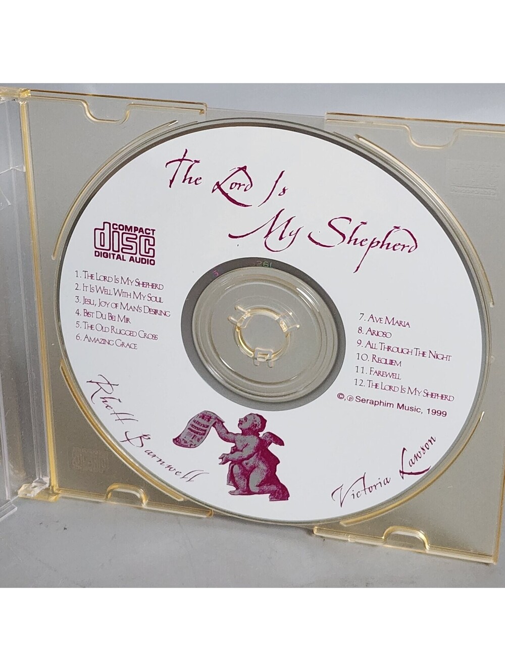 The Lord Is My Shepherd CD -Disc Only- Ruell Sammwell Victoria Lawson Hymns
